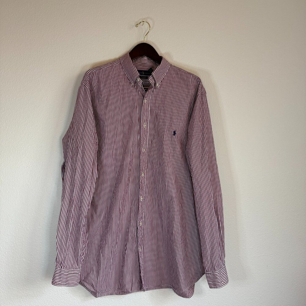 Men's Ralph Lauren Blue Label 100% Cotton Stretch Button Down Shirt